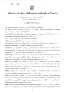 Decreto Direttoriale 24 settembre 2014 (FUS Musica)