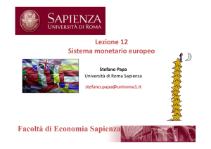 Lezione 31: SME - dipartimento di economia e diritto