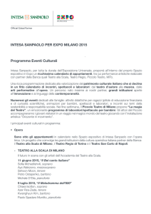 Eventi Culturali - Group.intesasanpaolo.com