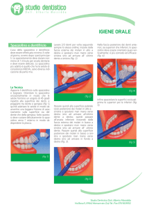 uso dello spazzolino - Studio Dentistico Dott. Alberto Massidda