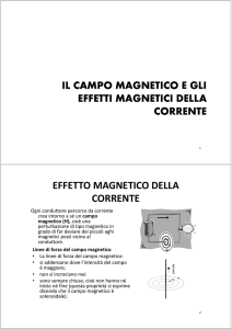 il campo magnetico e gli il campo magnetico e gli effetti magnetici