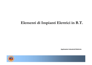 Elementi di impianti elettrici in b.t.