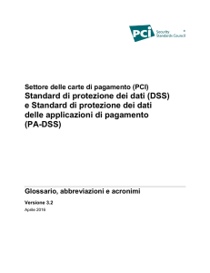 Standard di - PCI Security Standards Council
