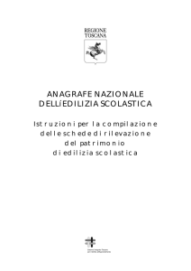 Manuale Edilizia Scolastica RT - gestione anagrafe edilizia scolastica