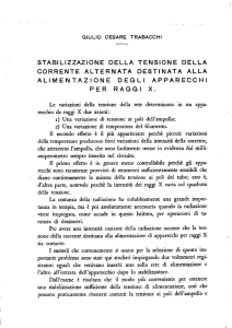 stabilizzazione della tensione della corrente alternata destinata alla