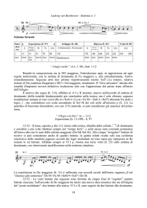 Ludwig van Beethoven - Sinfonia n. 1 Schema formale ëëAdagio