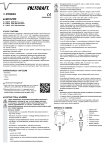 istruzioni alimentatore