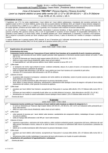 Lavori su impianti elettrici ai sensi della norma CEI 11