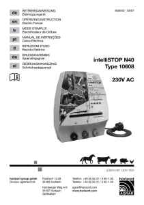 intelliSTOP N40 Type 10608 230V AC