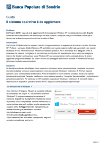 Guida - Il sistema operativo è da aggiornare