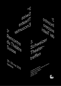 Programme 2016 - Rencontre du Théâtre Suisse