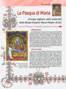 La Pasqua di Maria