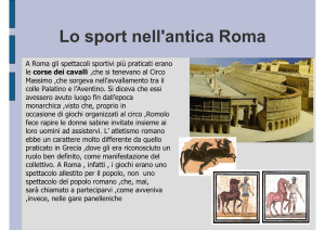 Lo sport nell`antica Roma, di Kele Lelo Kelly