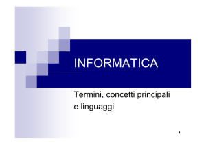 Introduzione all`Informatica