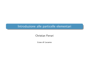 Introduzione alle particelle elementari