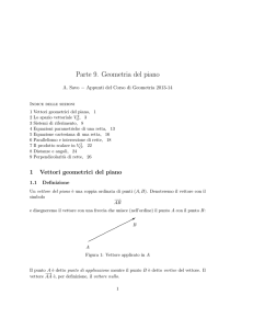 Parte 9. Geometria del piano