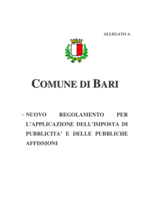 allegato a comune di bari