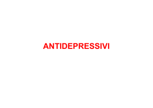 “Meccanismi” d`azione degli antidepressivi