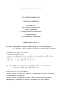 cv Gianluca Bottarelli - Comune di Canneto sull`Oglio