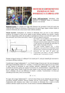 Sistemi di riferimento inerziali e non inerziali a Gardaland