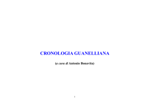 Don Luigi Guanella e la Storia Civile - cronologia