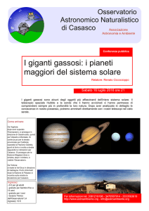 I giganti gassosi: i pianeti maggiori del sistema solare