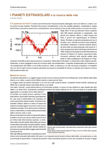 I PIANETI EXTRASOLARI e la ricerca della vita