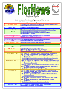 FLOR NEWS – Riviera Ligure