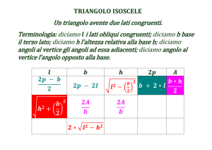 Triangolo Isoscele