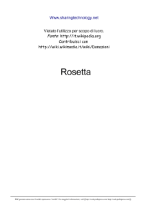 Rosetta - SharingTechnology