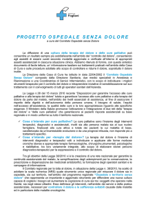 progetto ospedale senza dolore