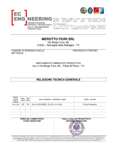 relazione impianti - Halley Veneto srl