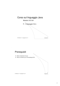 0–Linguaggio Java