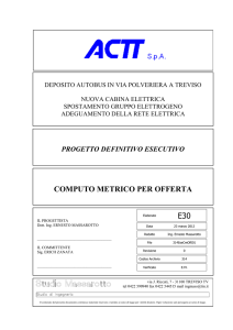 computo metrico per offerta e30