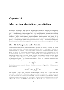 Meccanica statistica quantistica