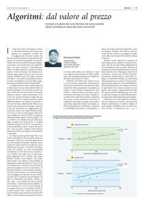 Algoritmi: dal valore al prezzo