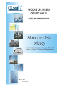 Manuale della Privacy Aziendale rev.01