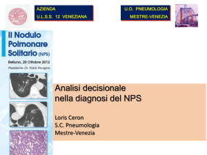 Analisi decisionale nella diagnosi dell`NPS.