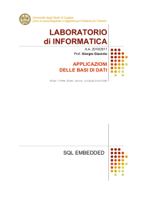 LABORATORIO di INFORMATICA - Ingegneria elettrica ed elettronica