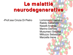 Le malattie neurodegenerative