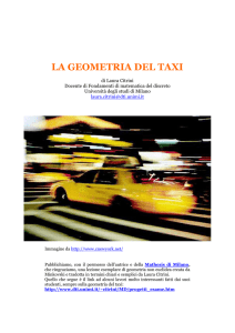 LA GEOMETRIA DEL TAXI