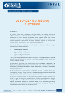 le sorgenti di rischio elettrico