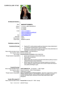 CV Roberta Marchetti