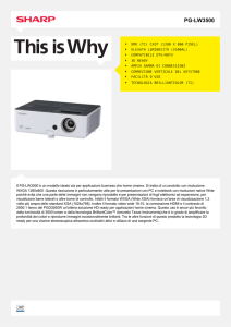 PG-LW3500 - PGLW3500 - Data/Video proiettori