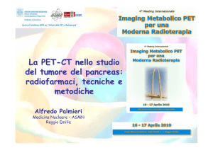 La PET-CT nello studio del tumore del pancreas