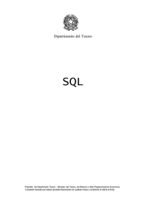 Guida Database SQL - Università di Sassari