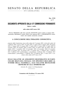 Senato della Repubblica doc XVII N.9 marzo 2011