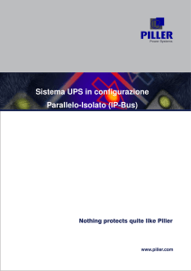 Sistema UPS in configurazione IP-Bus