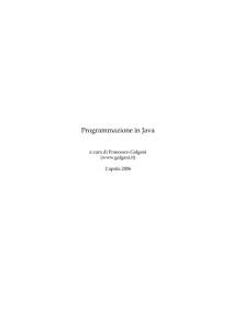 Programmazione in Java