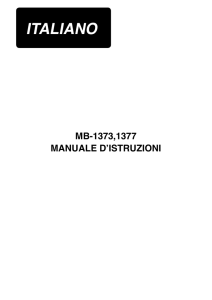 mb-1373,1377 manuale d`istruzioni (italiano)